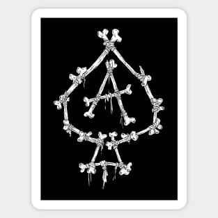 Ace of Spades-Crossed Bones-Gambling-Death Card Sticker